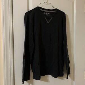 2 Black long sleeve pj shirts